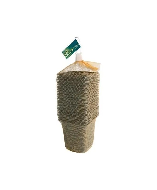 Plastpot pots carrés 7x7x6 cm lot de 20 - NORTENE