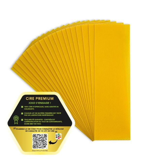 Cire gaufrée Dadant Hausse - 1 kg - DADANT