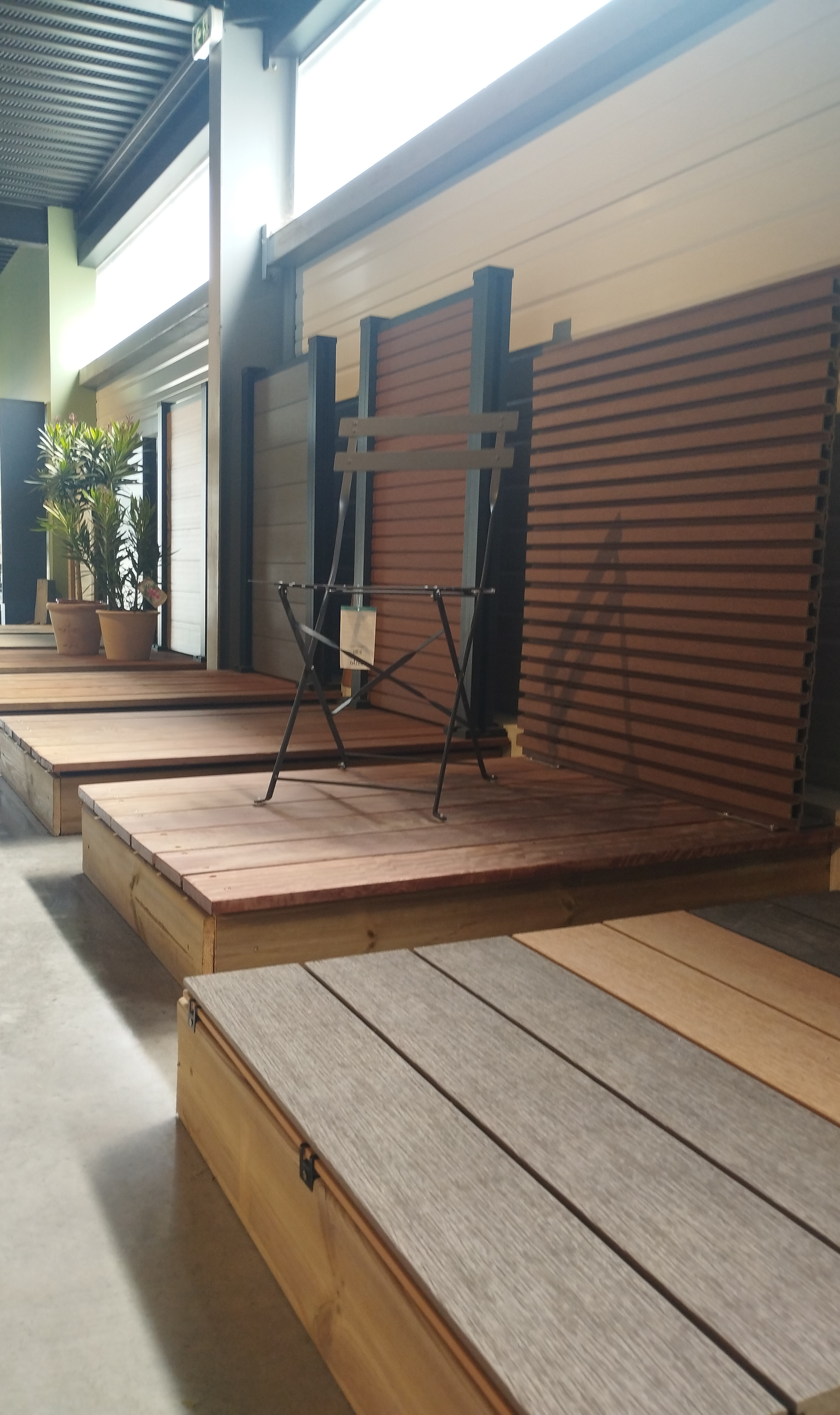 Showroom terrasses bois