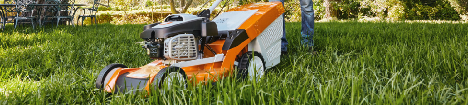 Image bannière d'une tondeuse