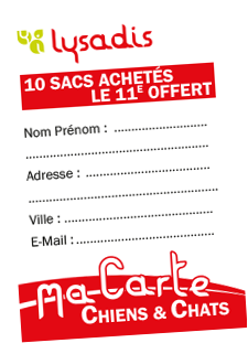Ma Carte Chiens et Chats Lysadis - illustration Ma Carte Chiens et Chats Lysadis - illustration